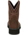 Justin Women's Gemma Western Boots - Round Toe, Distressed Brown, hi-res