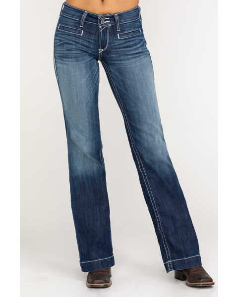 Image #2 - Ariat Women's Entwined Trousers, Blue, hi-res