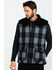 Moonshine Spirit Men's Countryman Buffalo Check Plaid Corduroy Vest , Black, hi-res