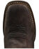 Image #6 - Dan Post Women's Performance Western Boots - Broad Square Toe, Chocolate, hi-res