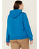 Image #4 - Carhartt Women's Relaxed Fit Midweight Logo Graphic Hoodie - Plus, Blue, hi-res
