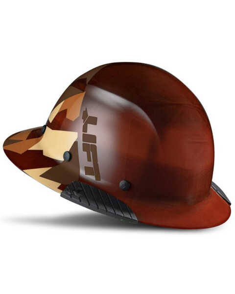 Image #1 - Lift Safety Dax Fifty/50 Desert Camo Full Brim Hard Hat , Brown, hi-res