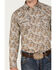 Image #3 - Cody James Men's Gold Dust Paisley Print Long Sleeve Pearl Snap Western Shirt - Tall, White, hi-res