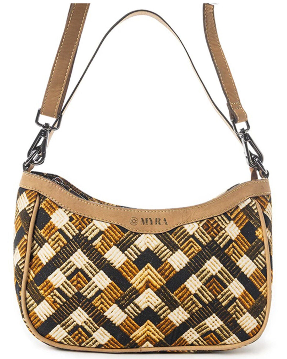Image #2 - Myra Bag Women's Harvest Chevron Crossbody Bag, Multi, hi-res