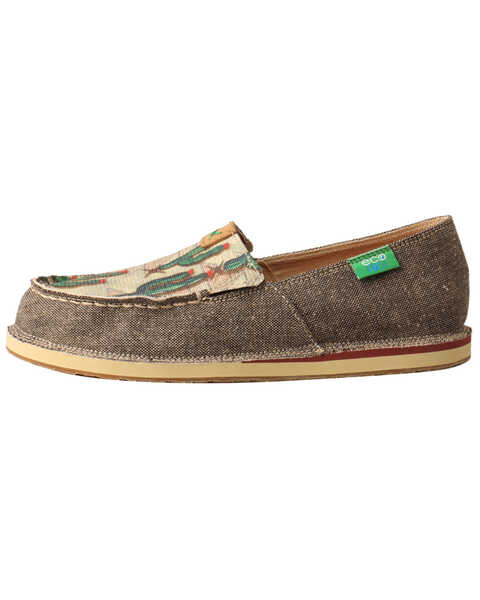 Image #3 - Twisted X Women's Cactus Driving Loafers - Moc Toe, Multi, hi-res