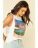 Wrangler Modern Women's White Rainbow Graphic Tank Top, White, hi-res