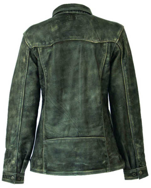 Image #2 - STS Ranchwear Women's Ranch Hand Leather Jacket - Plus , Steel, hi-res