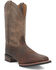 Image #1 - Laredo Men's Elias Western Boots - Broad Square Toe, Chocolate, hi-res