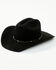 Image #1 - Justin Black Hills Jr 2X Felt Cowboy Hat , Black, hi-res