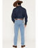 Image #3 - Wrangler Men's 13MWZ Toughlite Medium Wash Cowboy Cut Straight Stretch Denim Jeans, Medium Wash, hi-res
