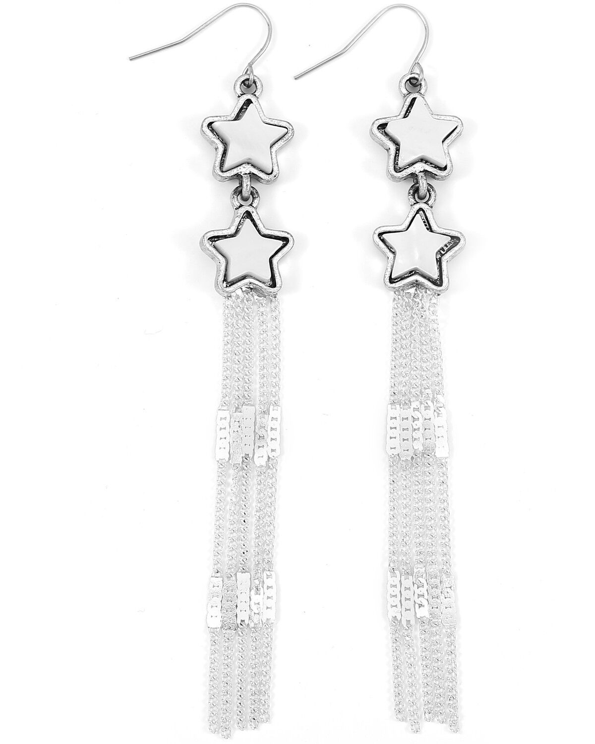 Image #1 - Cowgirl Confetti Women's Water Wishes Earrings, Silver, hi-res