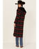 Image #4 - Powder River Outfitters Women's Southwestern Stripe Print Jacquard Sherpa-Lined Coat, Red, hi-res