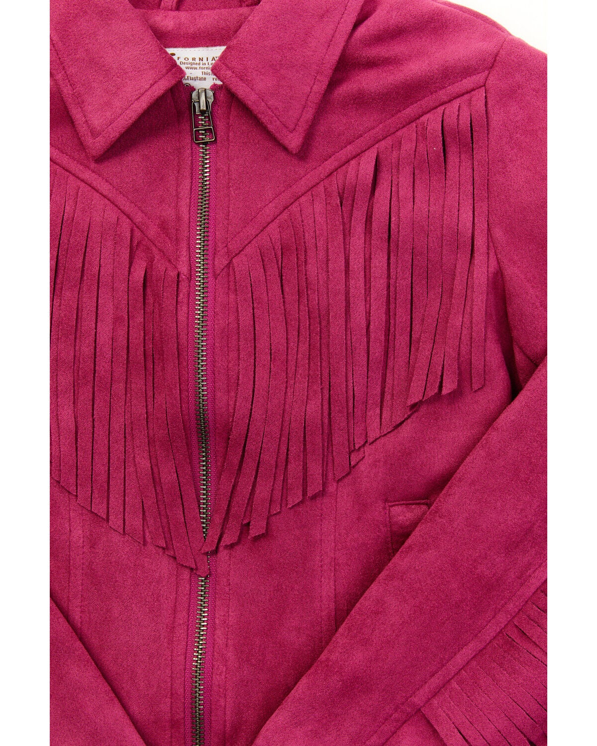 Image #2 - Fornia Toddler-Girls' Fuchsia Fridge Motorcycle Jacket, , hi-res