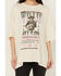 Image #3 - Day Dreamer Women's Willie Nelson Short Sleeve Oversized Graphic Tee, White, hi-res