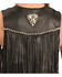Image #6 - Kobler Leather Women's Yucaipa Fringe & Rhinestone Leather Vest, Black, hi-res
