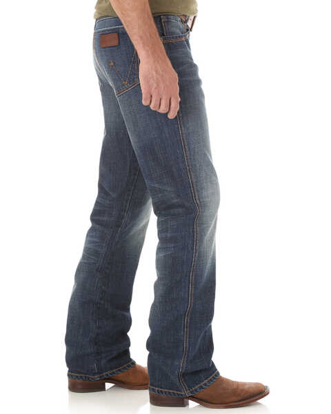 Image #3 - Wrangler Retro Men's Medium Wash Low Rise Relaxed Bootcut Jeans, Indigo, hi-res
