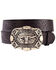 Image #1 - Cody James Men's Western Tooled Longhorn Belt, , hi-res