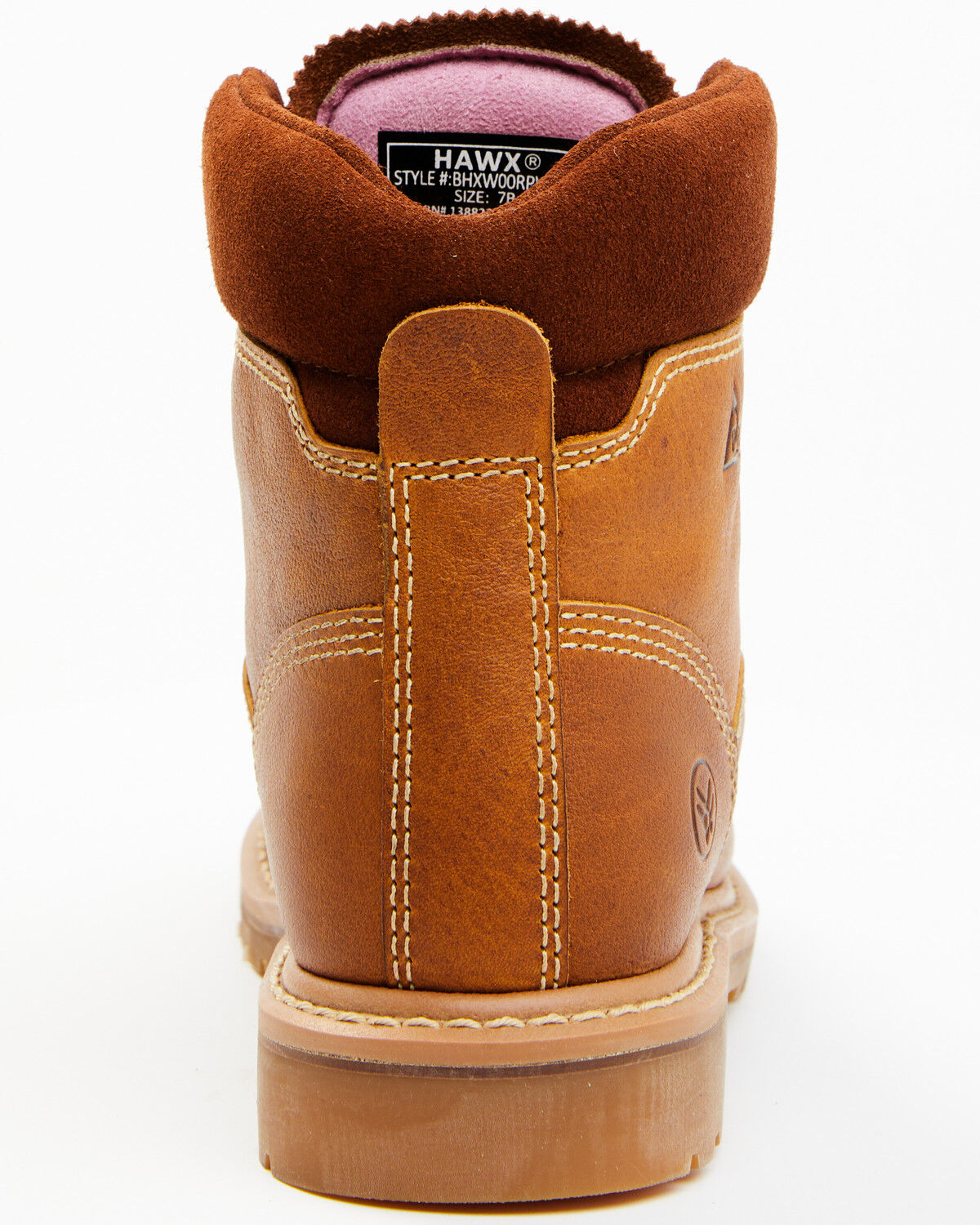 Image #5 - Hawx Women's Trooper Work Boots - Soft Toe, Brown, hi-res