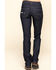 Image #1 - Ariat Women's Rebar Mid Rise Durastretch Raven Rinse Work Straight Jeanss , Blue, hi-res