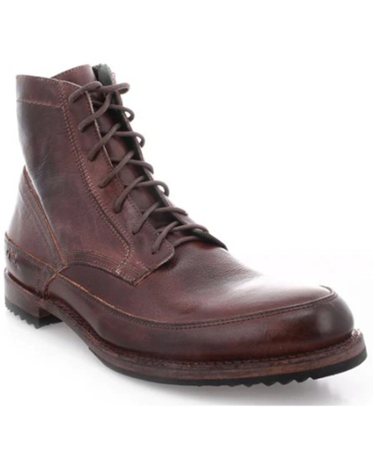Image #1 - Bed Stu Men's Spiker Lace-Up Casual Boots - Moc Toe, Brown, hi-res