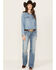 Image #1 - Ariat Women's Trouser Mid Rise Jacqueline Philadelphia Jeans, Medium Wash, hi-res