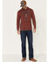 Flag & Anthem Men's Badlands USA Fleece Hooded Sweatshirt , Maroon, hi-res
