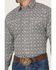 Image #3 - Ely Walker Men's Medallion Print Long Sleeve Pearl Snap Western Shirt, Black, hi-res