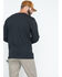 Image #3 - Carhartt Men's Loose Fit Heavyweight Long Sleeve Logo Pocket Work T-Shirt - Big & Tall, Black, hi-res
