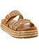 Image #1 - Corkys Women's Walk of Shame Platform Sandals, Tan, hi-res