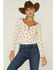 Image #1 - Wild Moss Women's Floral Ribbed Top, , hi-res