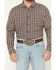 Image #3 - Cody James Men's Rodeo Ridge Plaid Print Long Sleeve Button-Down Stretch Western Shirt, Brown, hi-res