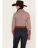 Image #4 - Cinch Women's Tile Print Long Sleeve Button-Down Western Core Shirt, Multi, hi-res