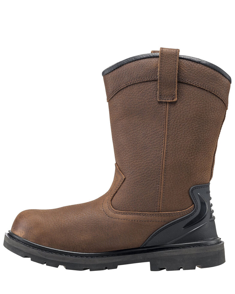 Avenger Men's Waterproof Western Work Boots - Soft Toe, Brown, hi-res