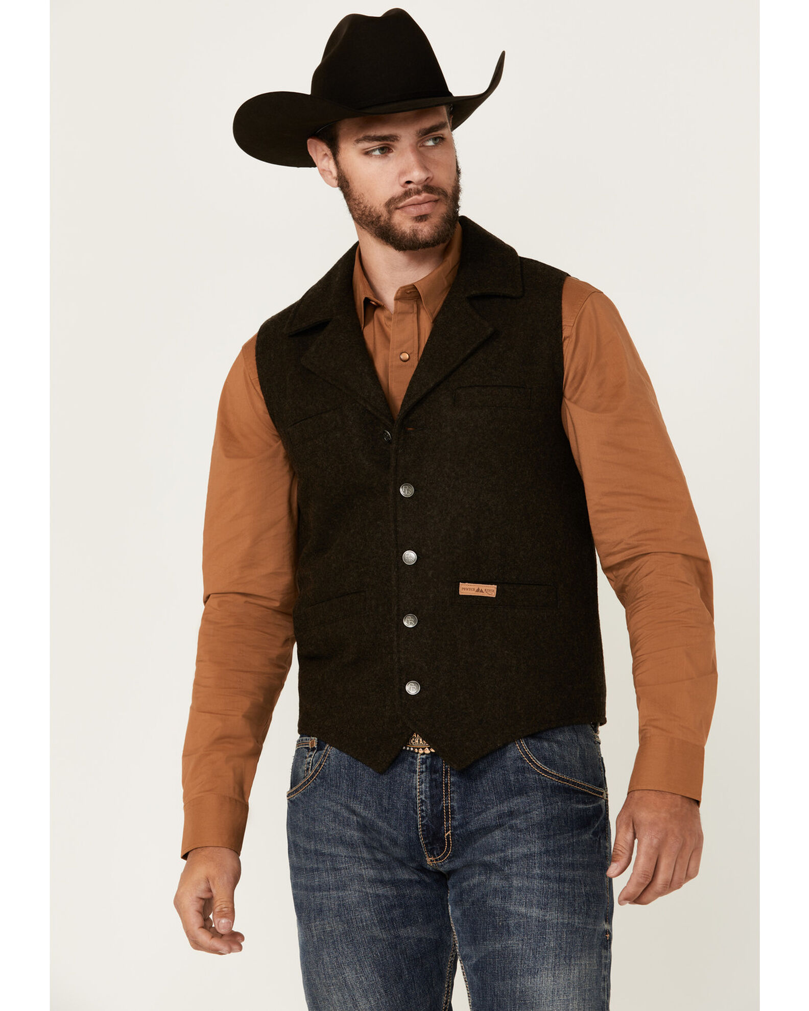 Button down vest deals