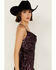 Image #2 - En Creme Women's Cowl Neck Sequin Mini Dress, Purple, hi-res
