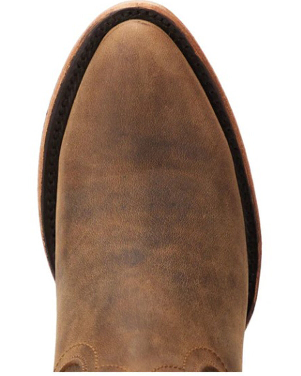 Image #6 - Lane Women's Plain Jane Midi Western Boots - Round Toe, Caramel, hi-res