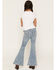 Image #3 - Shyanne Girls' Ambrose Medium Wash Flare Stretch Denim Jeans, Medium Wash, hi-res
