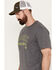 Image #2 - Hawx Men's Graphic Short Sleeve T-Shirt, Charcoal, hi-res