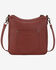 Image #2 - Wrangler Women's Sherpa Southwestern Print Canvas Crossbody Bag, Burgundy, hi-res
