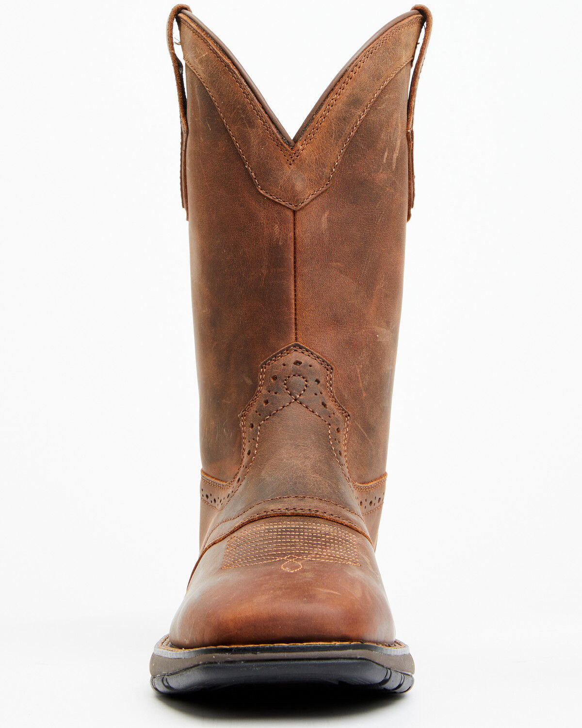Image #4 - Cody James Men's Summit Lite Performance Western Boots - Broad Square Toe, Caramel, hi-res