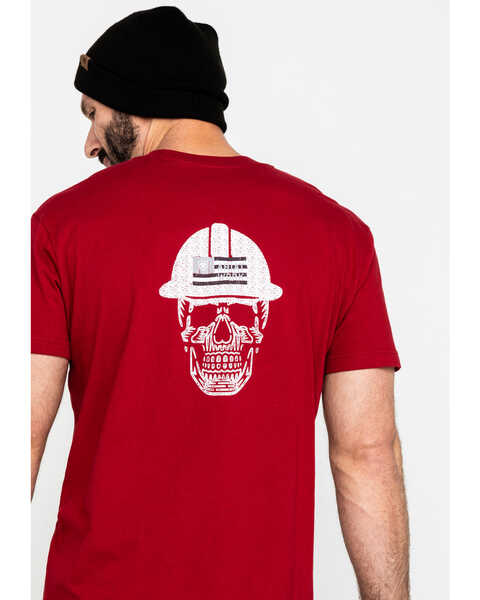 Image #5 - Ariat Men's Rebar Cotton Strong Roughneck Graphic Work T-Shirt , Red, hi-res