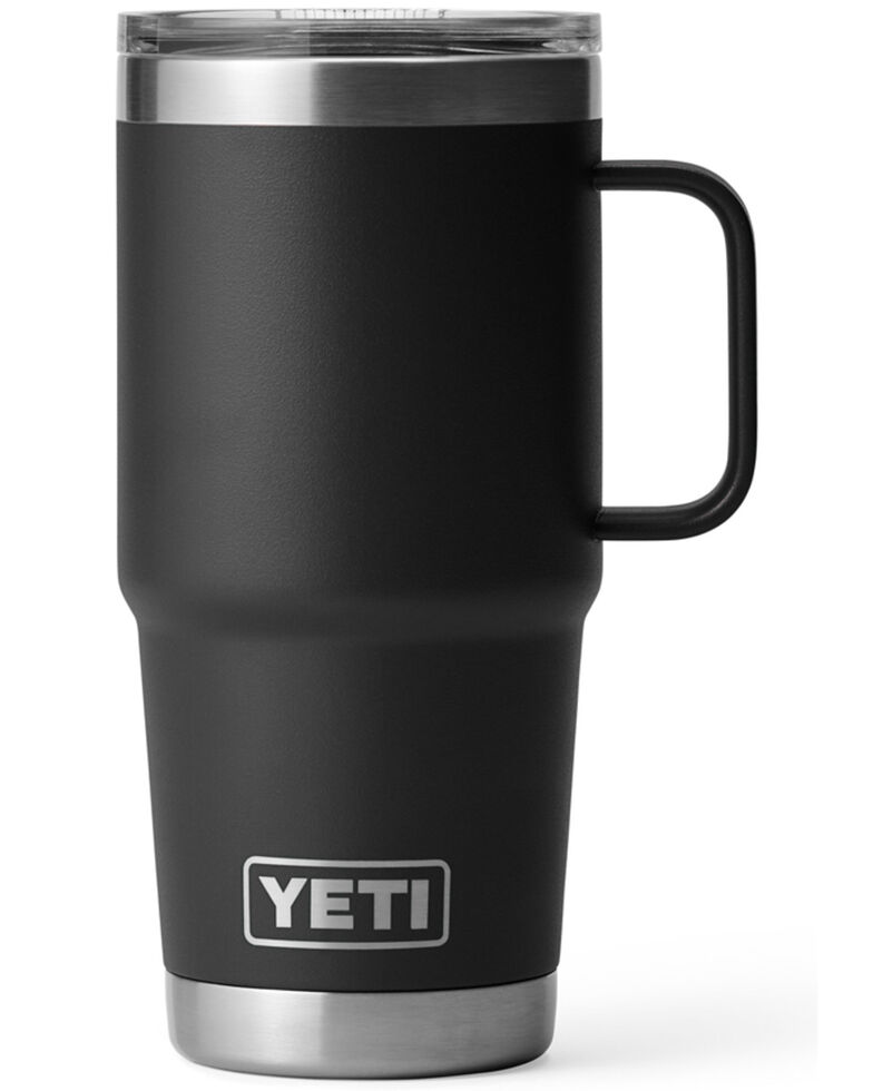 Yeti Rambler 20 oz Stronghold Lid Travel Mug - Black, Black, hi-res