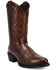 Image #1 - Laredo Men's Barton Western Boots - Round Toe, Tan, hi-res
