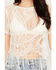Image #3 - Idyllwind Women's Garland Lace Fringe Top, Ivory, hi-res