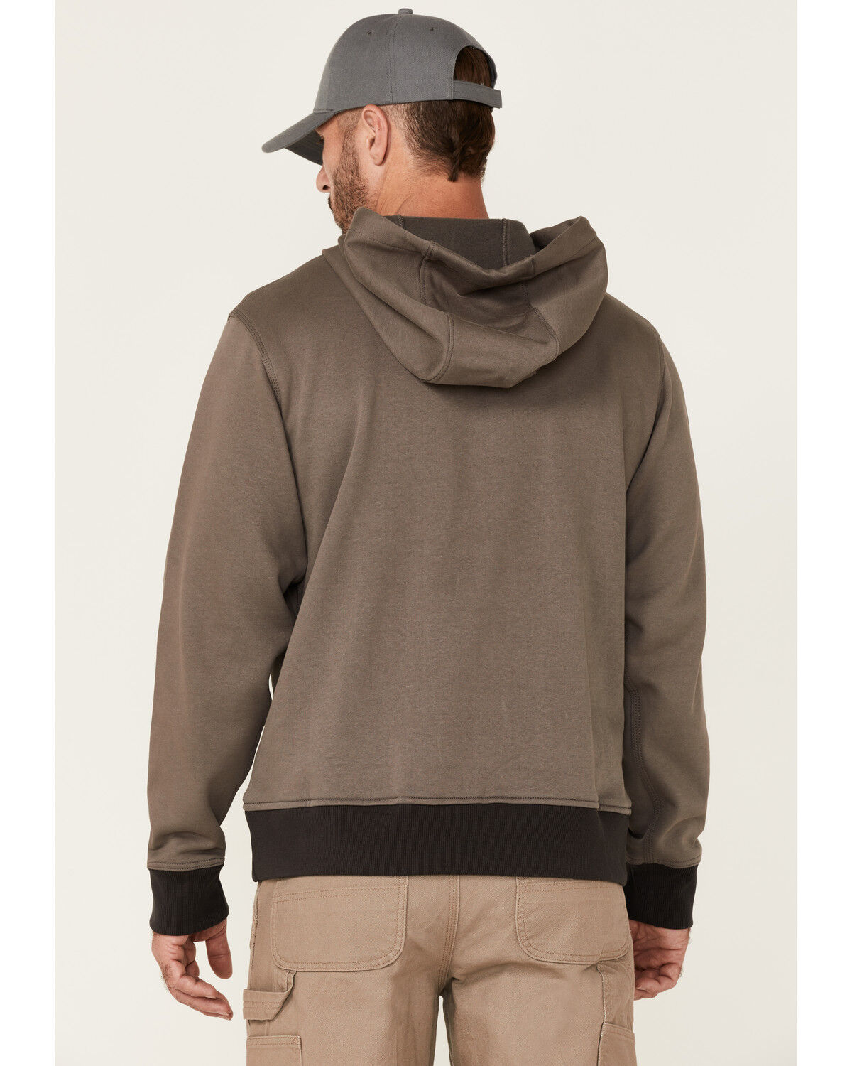 Image #4 - Wrangler Riggs Men's Tough Layer Zip-Front Hooded Work Jacket - Big, , hi-res