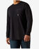 Image #1 - Ariat Men's Workman Graveyard Long Sleeve Graphic Work T-Shirt, Black, hi-res