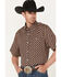Image #2 - RANK 45® Men's Mudslinger Geo Print Button-Down Stretch Western Shirt, Multi, hi-res