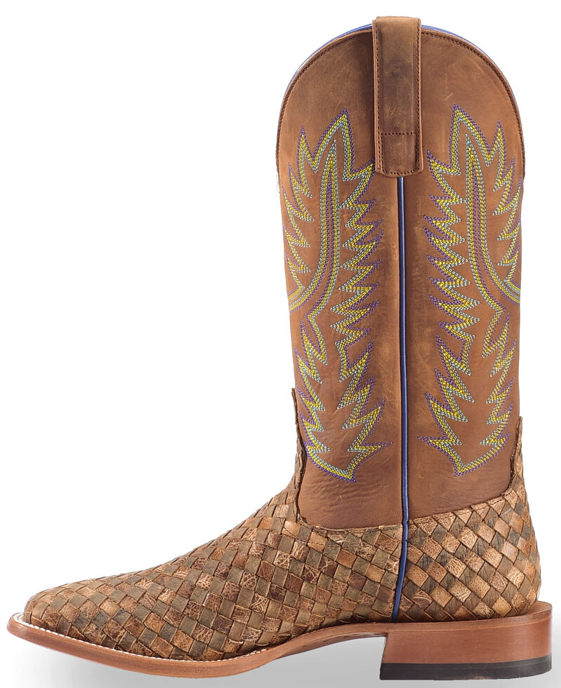 Horse Power Men's Unbeweavable Western Boots - Square Toe, Toast, hi-res