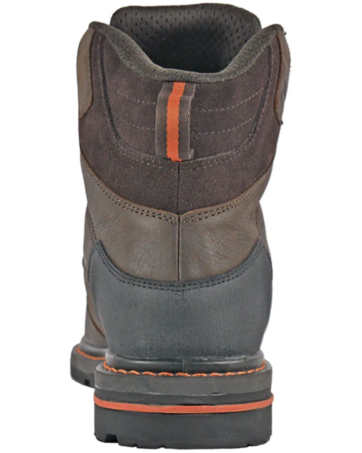 Image #5 - Hoss Men's 6" Carson Work Boots - Soft Toe, Brown, hi-res