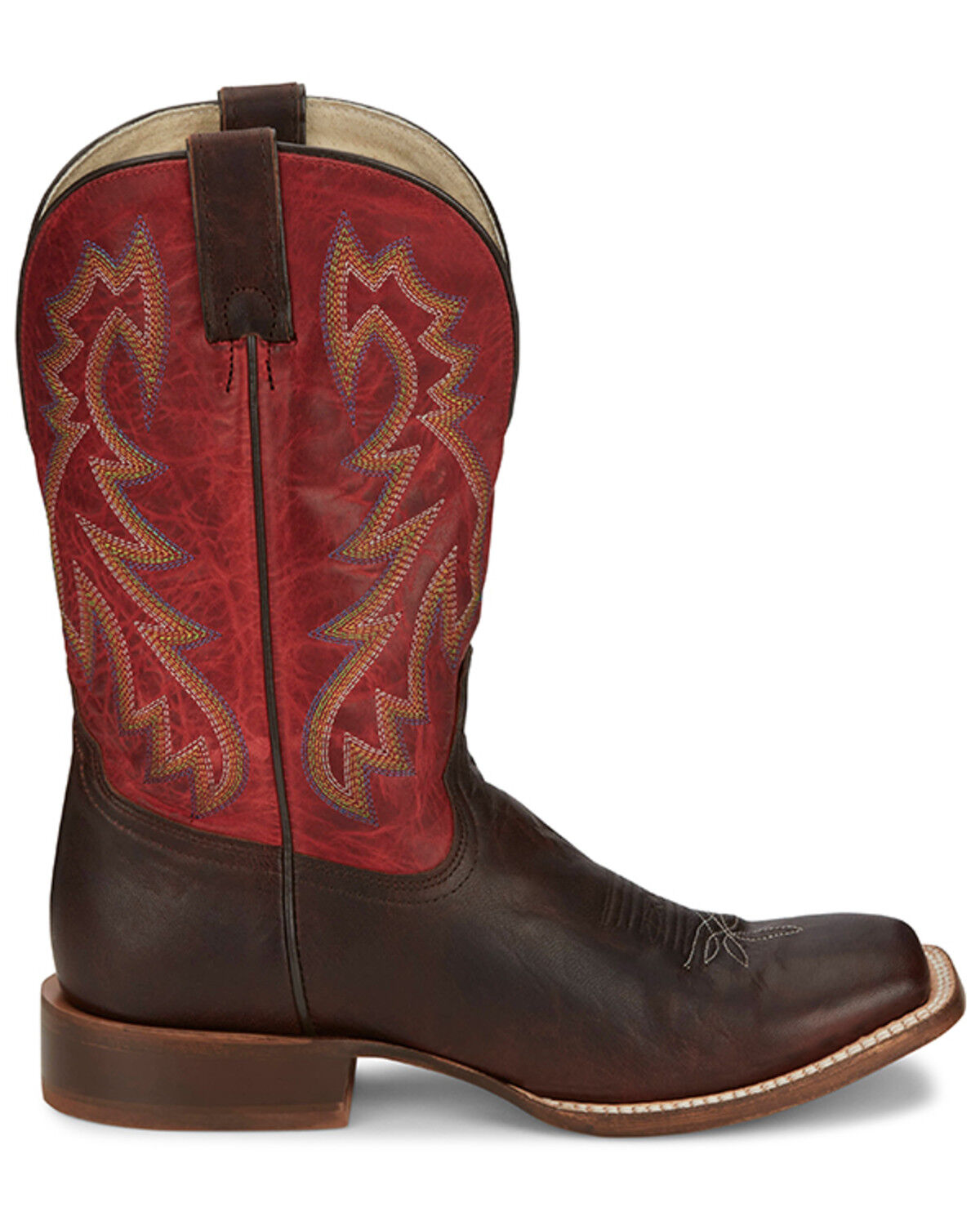 Image #2 - Tony Lama Men's Luciano Western Boots - Square Toe, Chocolate, hi-res